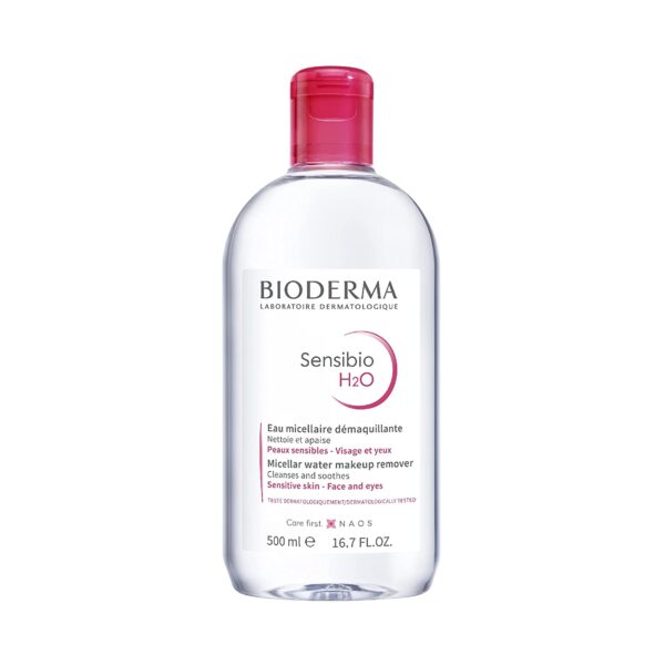 Bioderma Sensibio H2O Micellar Water - Makeup Remover Cleanser for Sensitive Skin